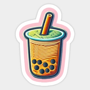 Boba Sticker